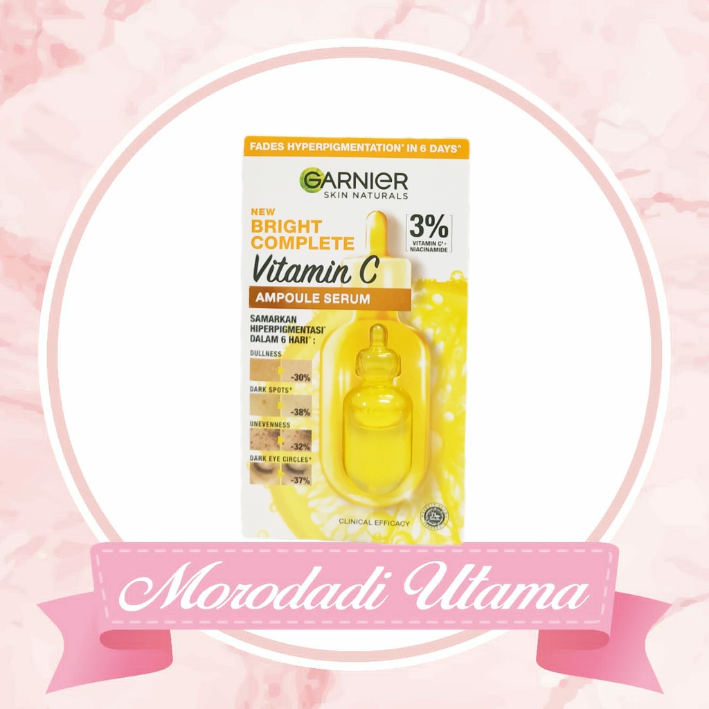 GARNIER - Bright Complete - Vitamin C Ampoule Serum ( 1 AMPOULE - 1.5 ml )