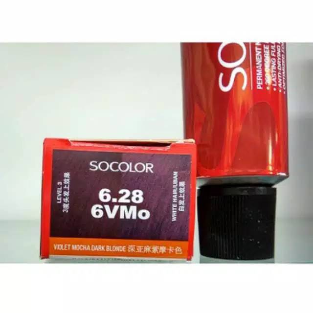 90 ML Matrix Socolor 6.28 Violet Mocha Dark Blonde 6VMo / Cat Matrix / Cat Rambut / Pewarnaan Rambut