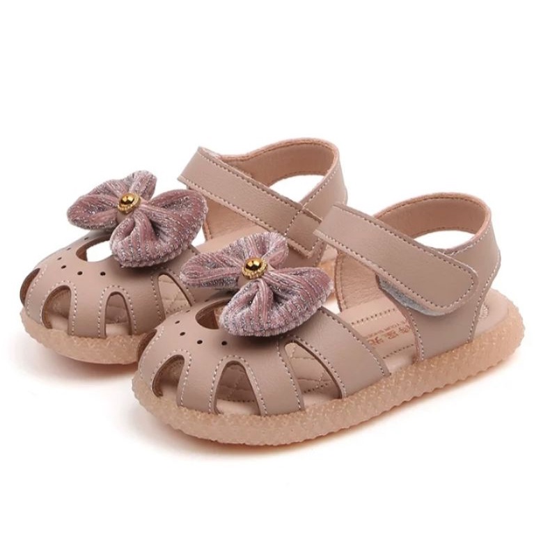 {COD} Sandal Sepatu Anak Import KESYA Non LED/Sandal Anak Perempuan  Usia 1-5 th Size 21-30