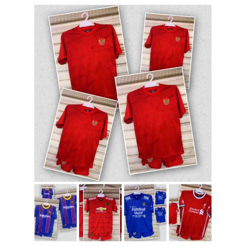 SETELAN JERSEY BOLA ANAK/BAJU STELAN CLUB EROPA/SETELAN BAJU CELANA