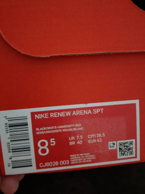 NIKE MEN RUNNING RENEW ARENA SPT SEPATU PRIA BRANDED ORIGINAL