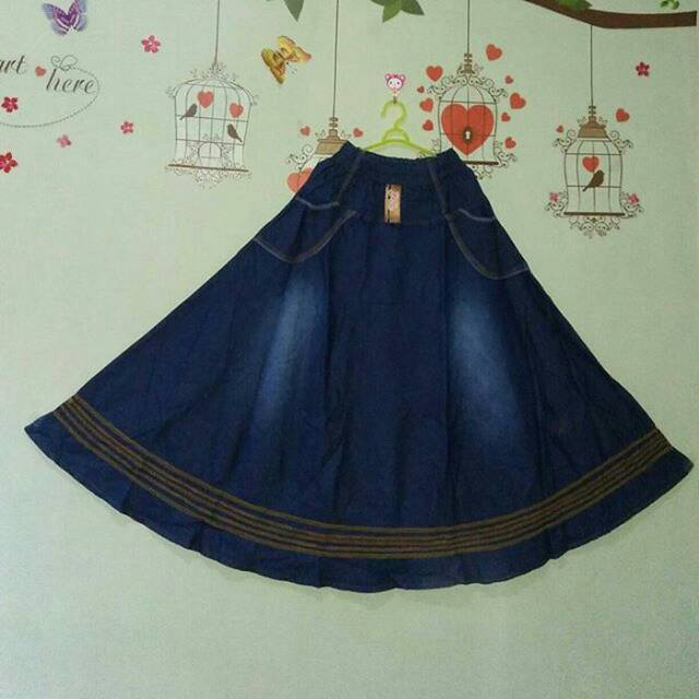 Rok jeans mayung jumbo