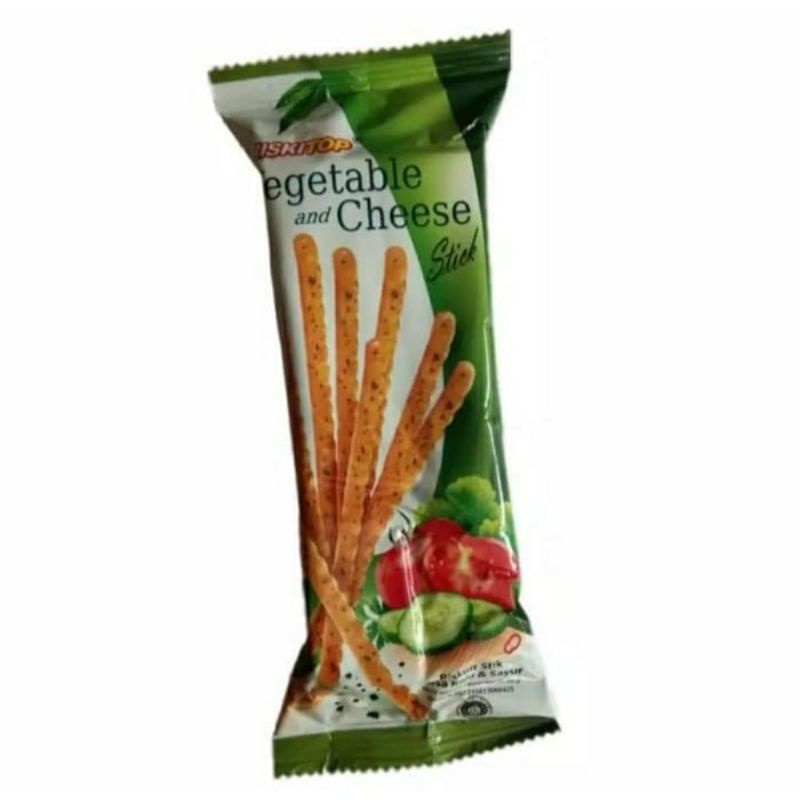 

BISKUITOP NISKUIT STICK VEGETABELE END CHEESE 60 GRAM