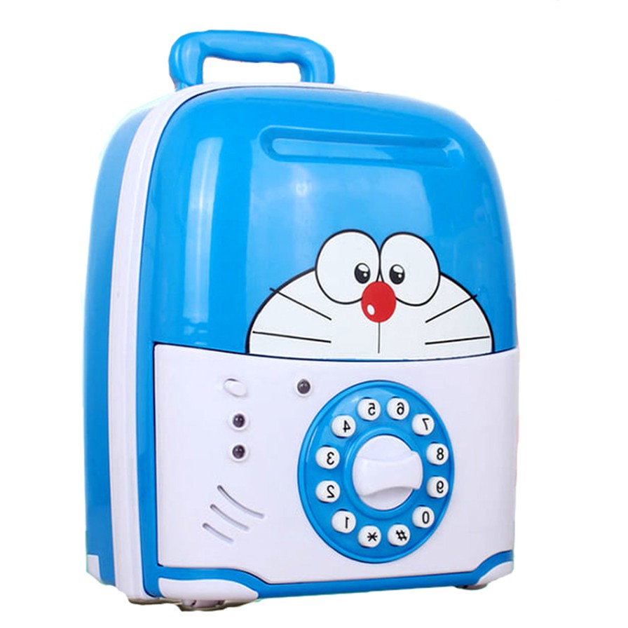 SAVING BOX BRANKAS DORAEMON - MAINAN EDUKATIF CELENGAN ATM