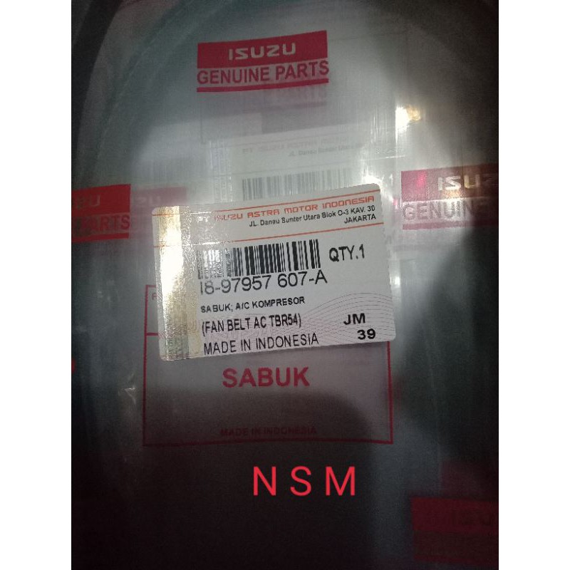 FAN BELT AC/POWER STEERING ISUZU PANTHER TBR54 PANTHER 25 KOTAK / LAMA ORI ASTRA ISUZU