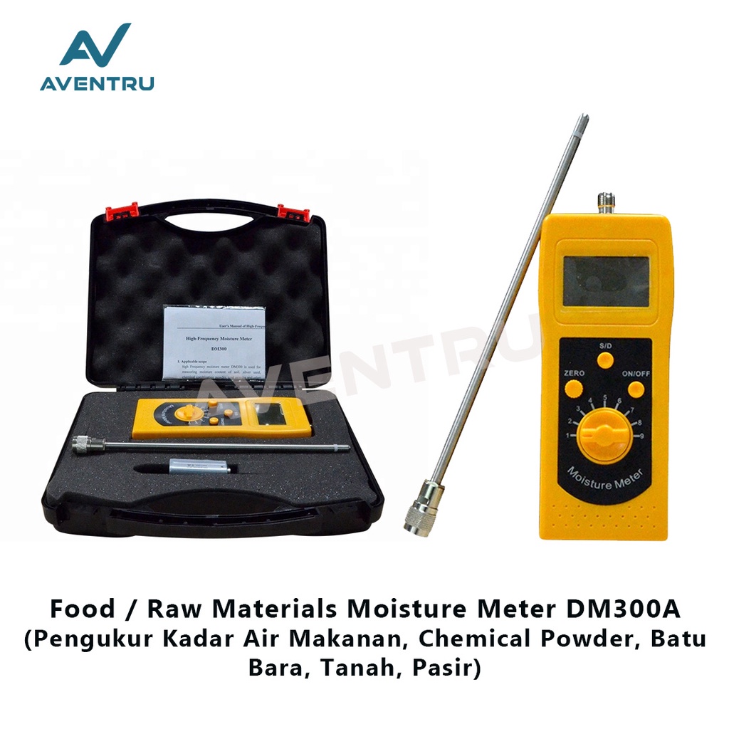 Pengukur Kadar Air Batu Bara Tanah Pasir Kopi Kopra Copra Chemical Coal Moisture Meter