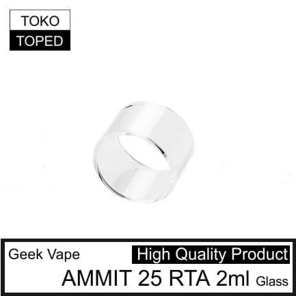 kaca AMMIT 25 RTAx 2ml Replacement warna glass clear