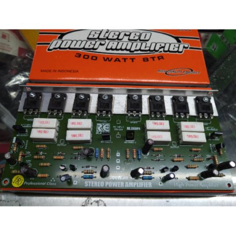 kit power OCL stereo 300watt 8 transistor