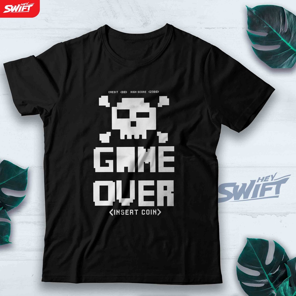 KAOS GAME OVER arcade style ding dong TSHIRT BAJU DISTRO