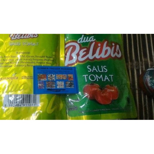 

❄ saus tomat premium 1 kg belibis. sumber frozen makmur ☛