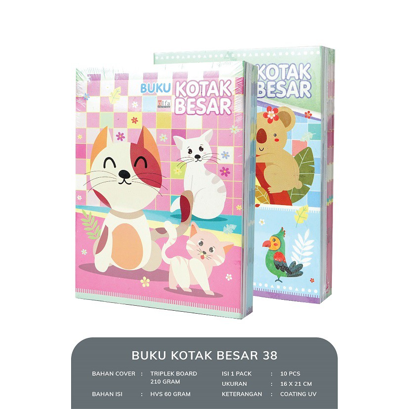 

Buku Kotak Besar 38 Alfa Premium