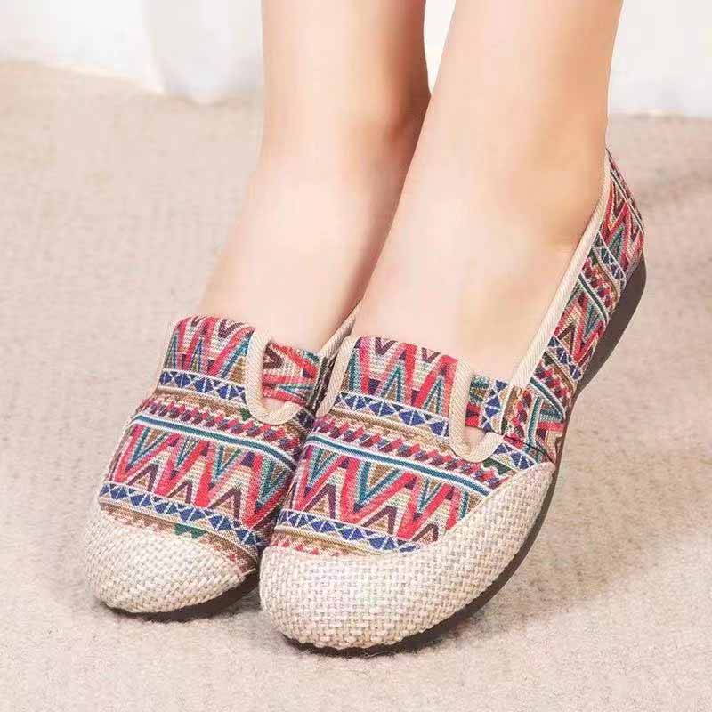 Sepatu Fashion Wanita Flatshoes Motif - 1608