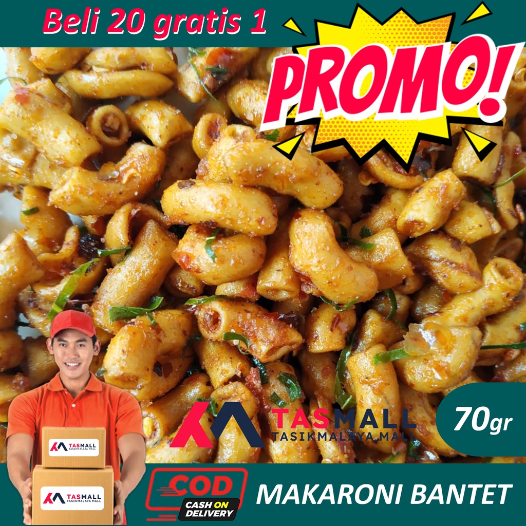 

MAKARONI BANTET - Makaroni Pedas Jeruk Netto 70gr