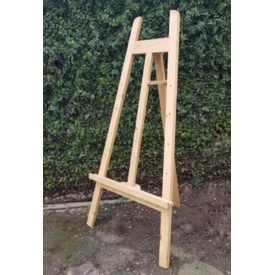 Wooden easel stand photo lukisan kayu besar