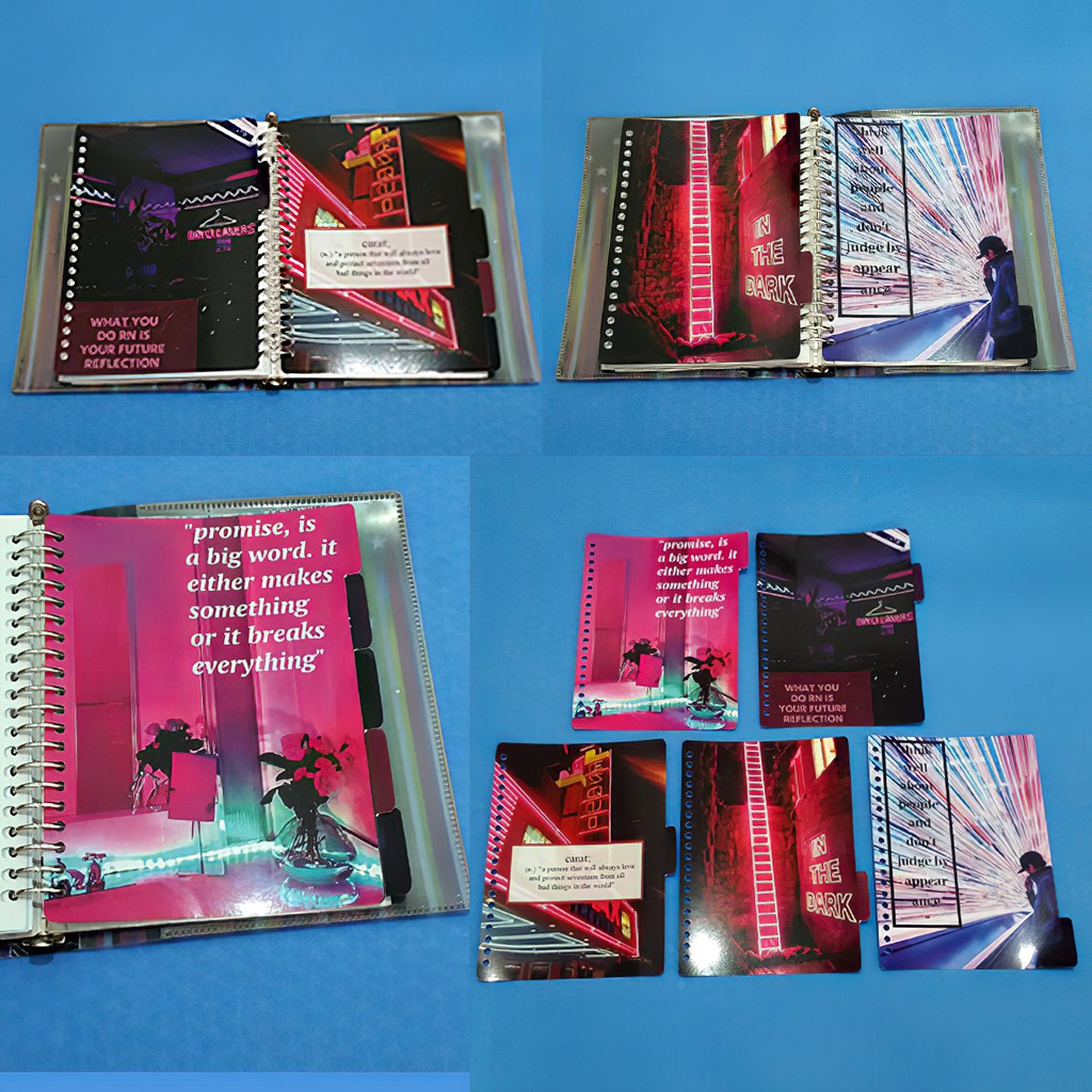 

Pembatas Binder Neon Lights Quote 2 Ring, 6 Ring, 20 Ring, 26 Ring 1 Set 5 Lembar Murah