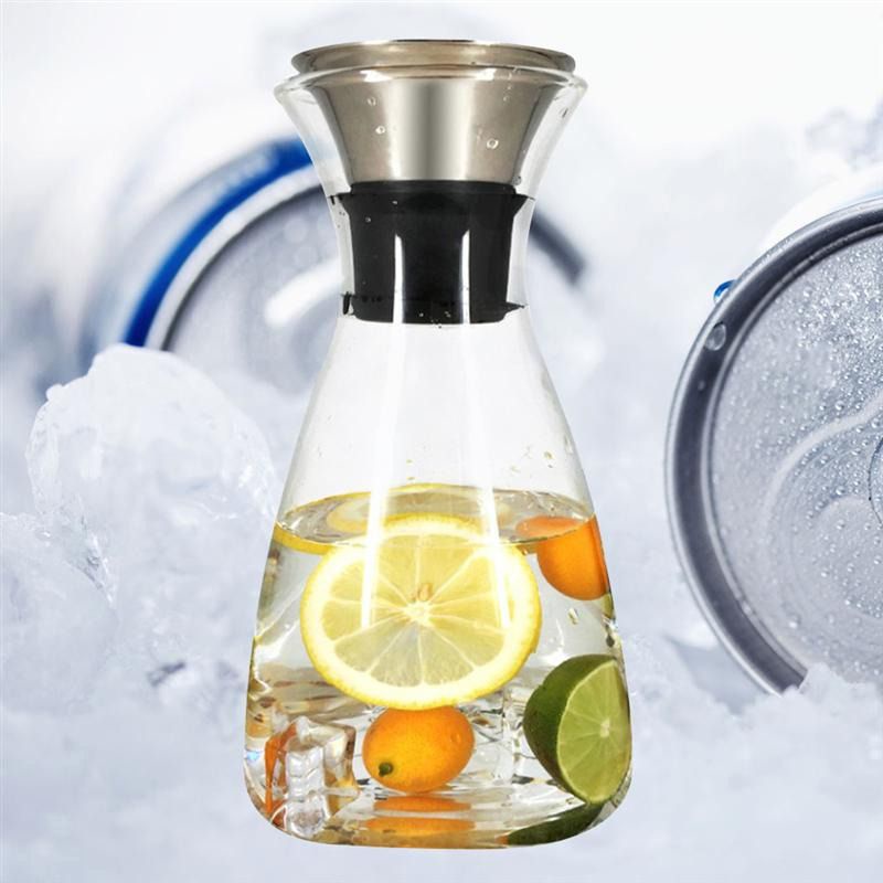 Botol Air Minum Kaca Tea Pot Pitcher 1500ML