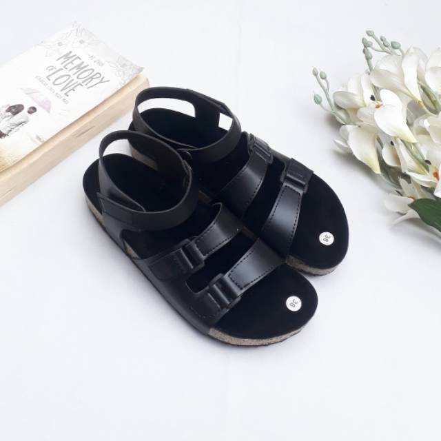 SB ~ SANDAL BIRKEN FERA FULL BLACK