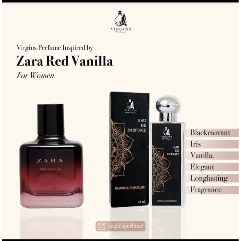 Virgin perfume Zara Red Vanilla