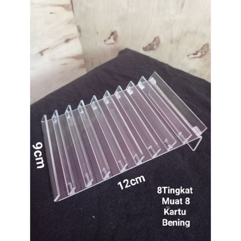 Akrilik Dudukan Kartu Perdana KECIL Dudukan Voucher Akrilik Kartu Perdana Akrilik Voucher Rak Kartu