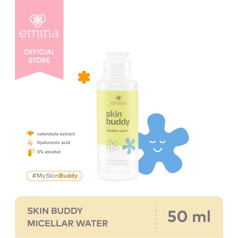 Emina Skin Buddy Micellar Water / Face Wash - Sabun Cuci Muka