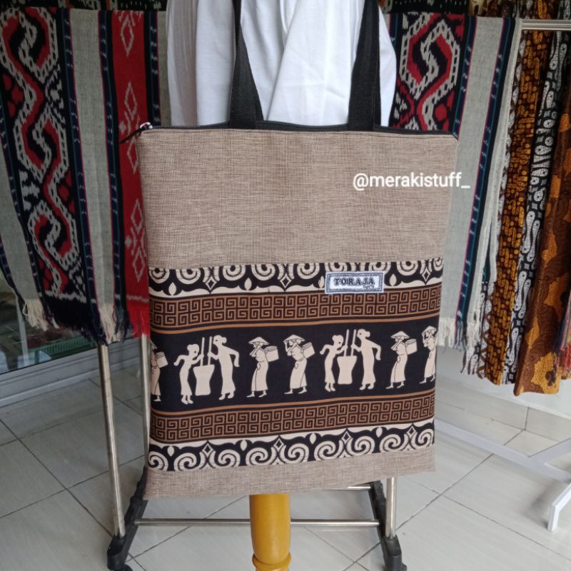 Totebag Toraja Besar Tas Motif Toraja