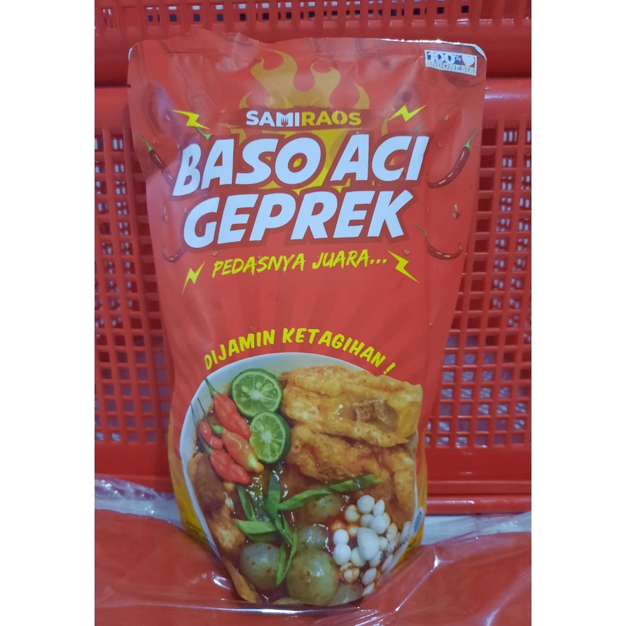 

Sami Raos Baso Aci GEPREK Khas Garut 240 Gram