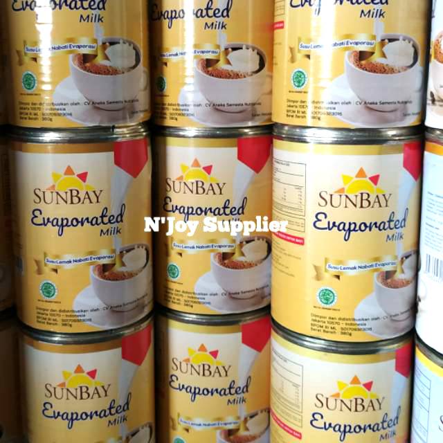 

Susu Evaporasi Sunbay 380 Gr