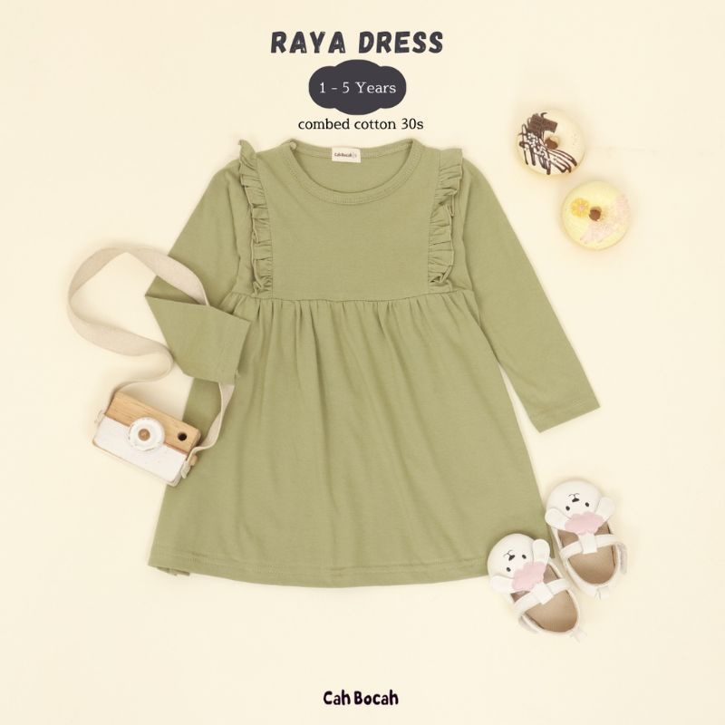 CAH BOCAH - RAYA DRESS - DRESS ANAK - BAJU ANAK - DRESS BAYI