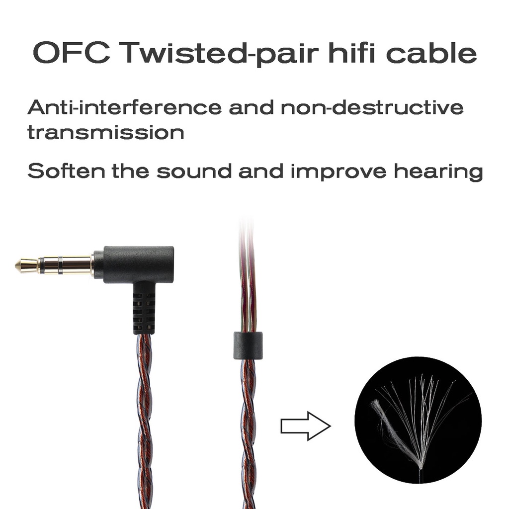 JCALLY EP01 Earbud with Microphone alt KZ EDX Pro QKZ AK6 X Pro TRN MT1 Vido Nicechk Earbud-2
