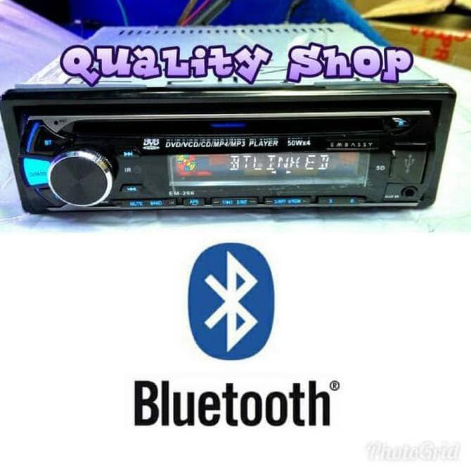 dvd mobil EMBASSY dvd usb sd radio baca kaset bandel tahan panas