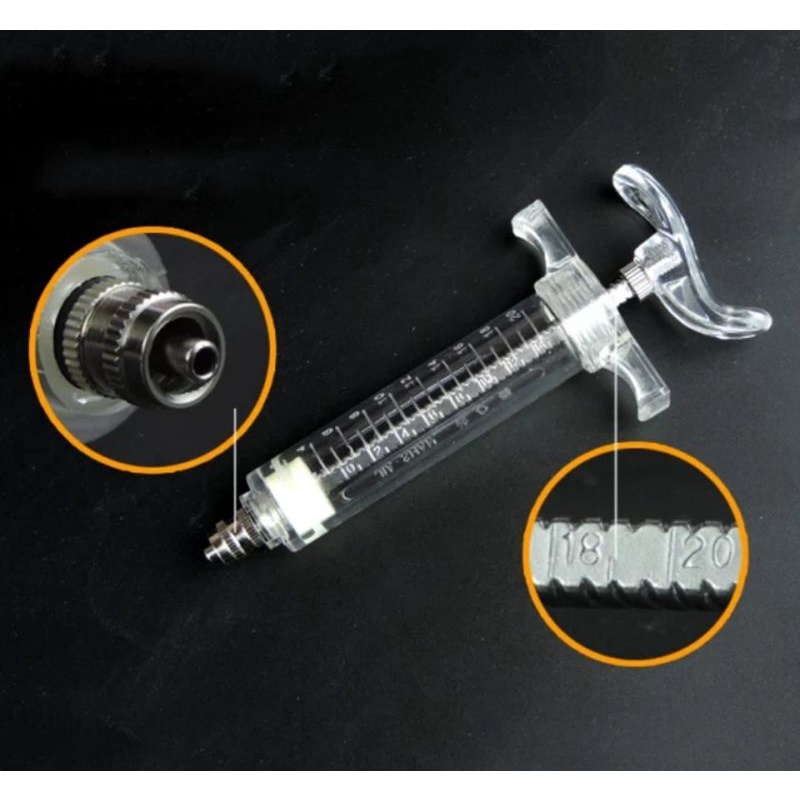 suntikan parfum jarum panjang 20cm 10ml cc inject - refill isi ulang parfume tinta printer laboratorium 20cc 30ml 50ml 100cc spuit large syringe akrilik