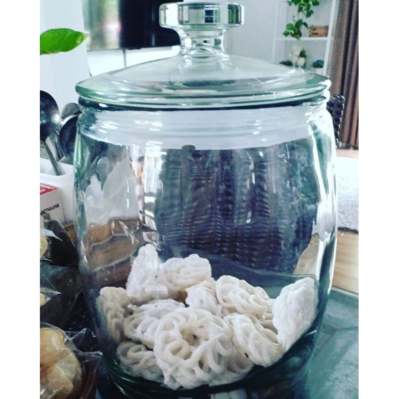 Toples Besar / Toples Kerupuk / Toples Jumbo kaca TEEBBAAAALLL