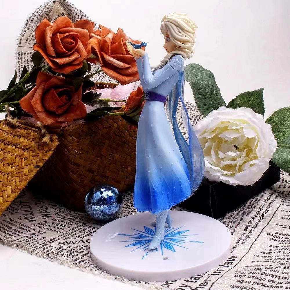 Mainan Koleksi Boneka Figure Disney Frozen Elsa Untuk Dekorasi Kue