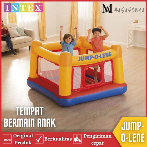Trampolin Terampolin Trampoline  Istana Balon Tempat Bermain Main Anak Mainan Outdoor Besar Jumbo