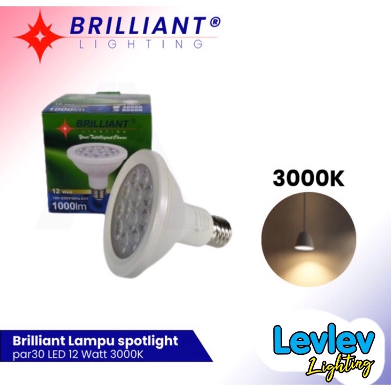 Brilliant Lampu LED Sorot,Spotlight Par30 12 Watt