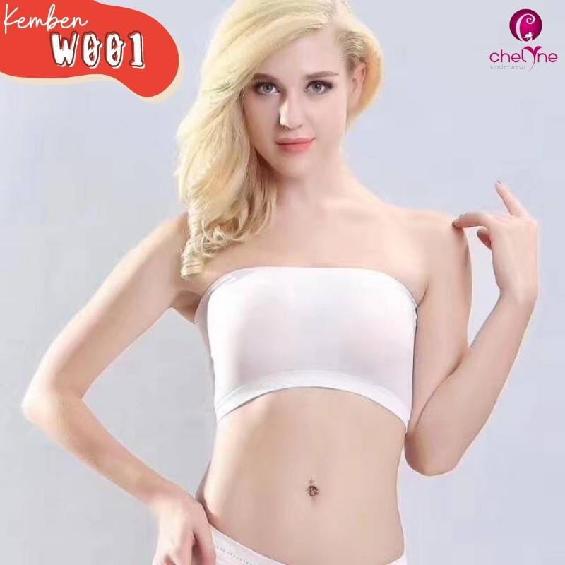 Chelyne Kemben Daleman Tanpa Busa W001 / W002 Bahan Seamless Rajut
