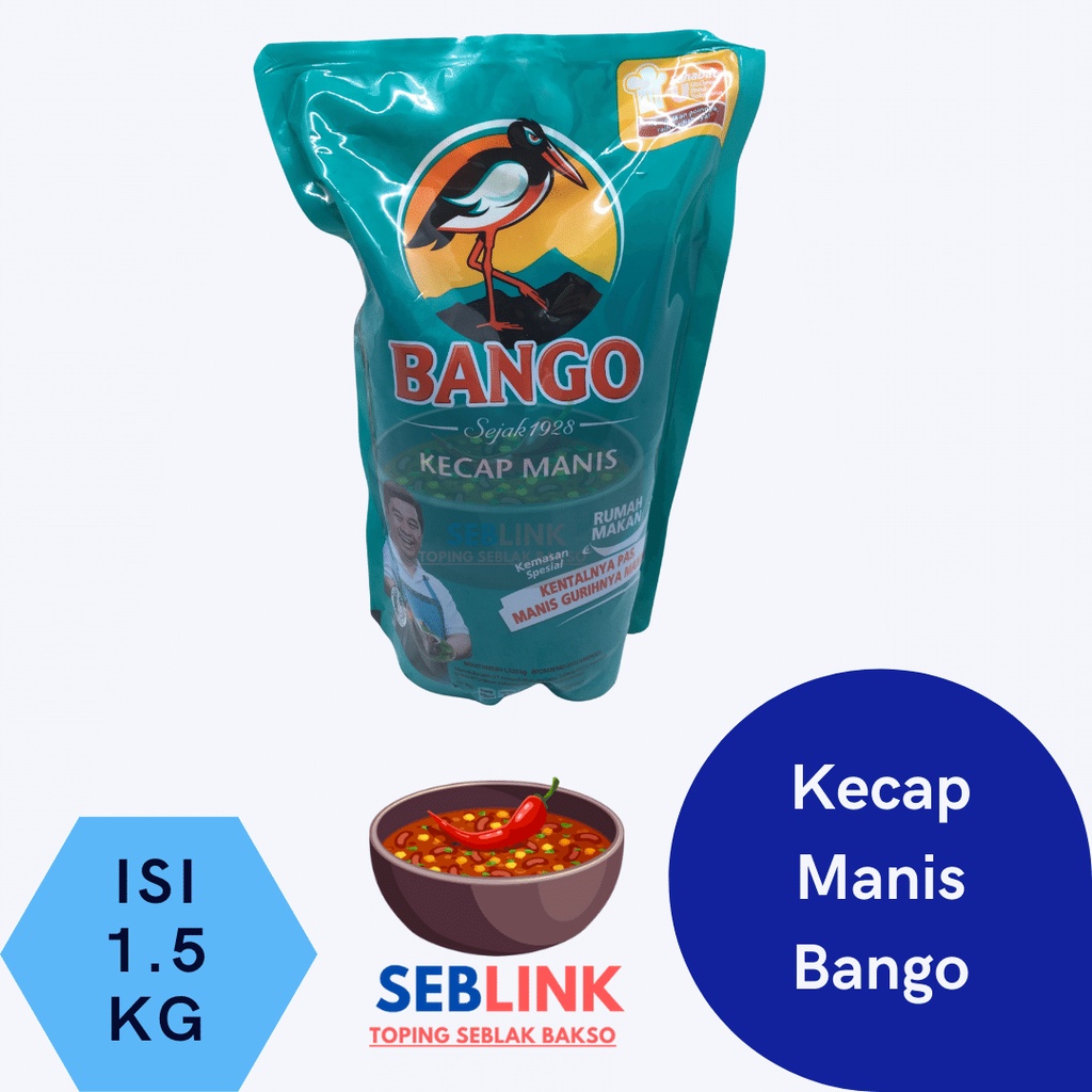 

Kecap Manis Bango Hitam Gurih 1.5 kg Murah