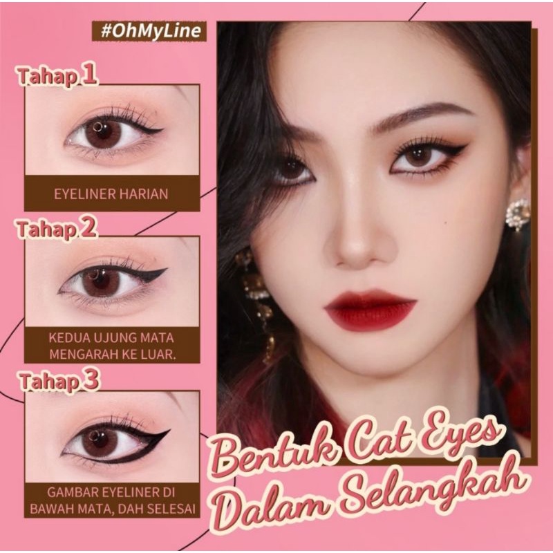 [BPOM] PINKFLASH Waterproof Easy Eyeliner | Pink Flash Eyeliner