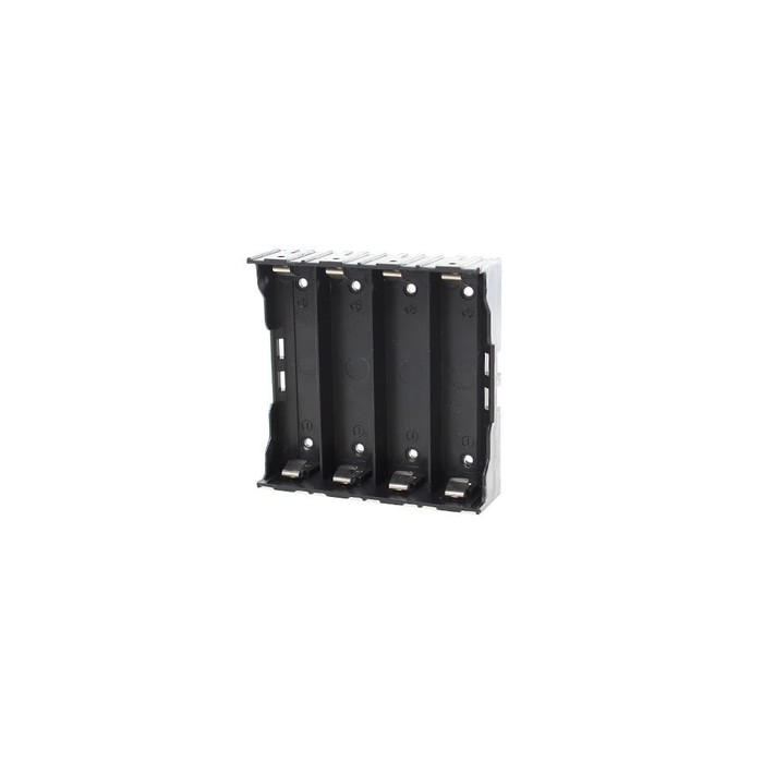 Paralel 4x 18650 Battery Holder Plat Lempengan Kotak Baterai Batere 4s