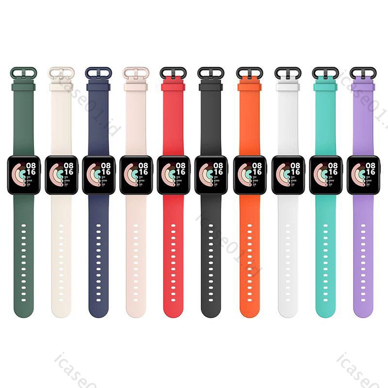 Strap Silicone Xiaomi Mi Watch Lite Rubber Tali Jam Tangan