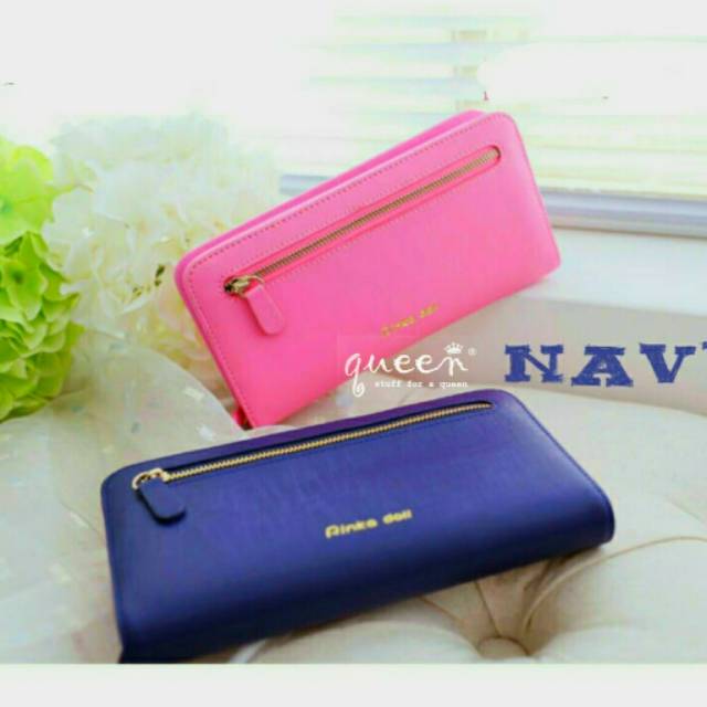 DOMPET WANITA RINKA ZIPER - DOMPET LIPAT WANITA KOREAN FASHION WALLET