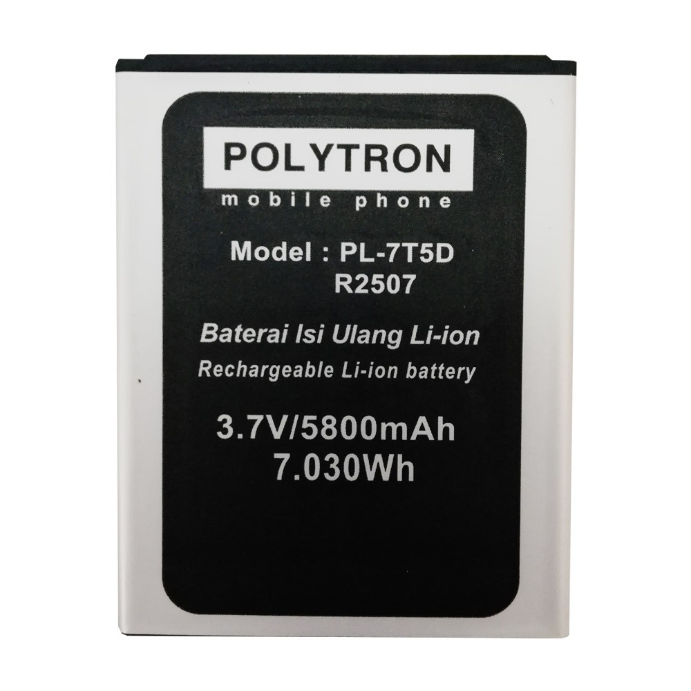 Baterai Polytron Rocket T3 R2507 Pl 7t5d Pl7t5d Double Power Batre Batrai Hp Shopee Indonesia