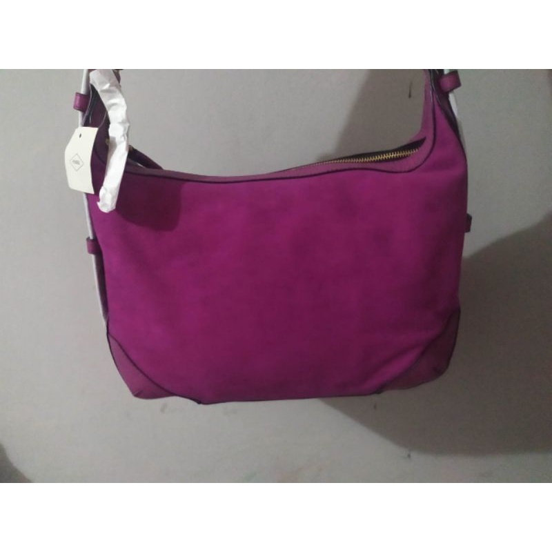 fossil hannah hobo magenta