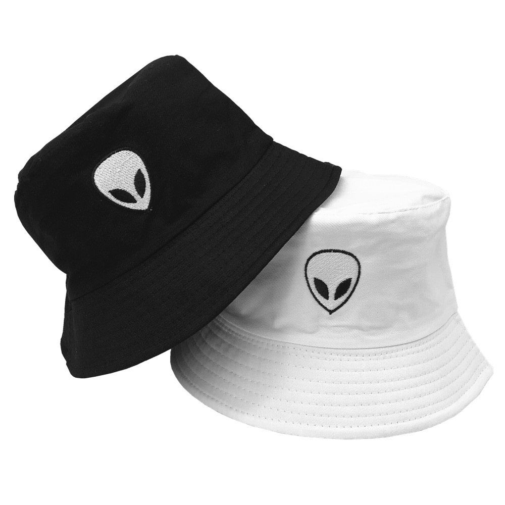 Topi Bucket Bordir Alien / Topi bucket hat Bordir Alien / Bucket Bordir Fisherman Alien