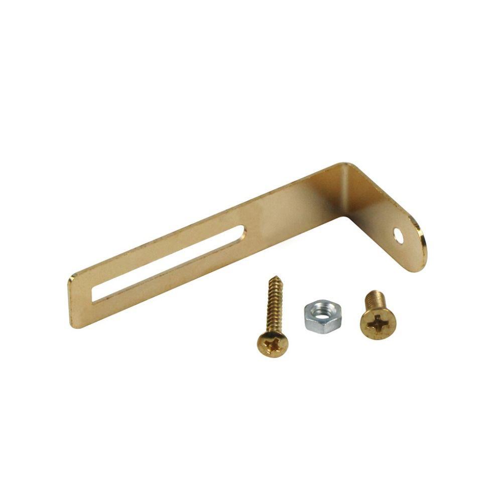 Nickolas1 Pickguard Bracket Guitars Aksesoris Gitar Elektrik Dengan Sekrup Mur Bracket Penyangga Pickguard Holder Aksesoris Gitar Bagian Gitar