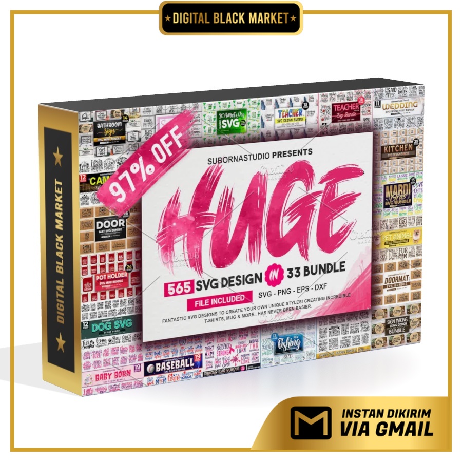 565 Design The Huge 33 Bundles - Vector Designs