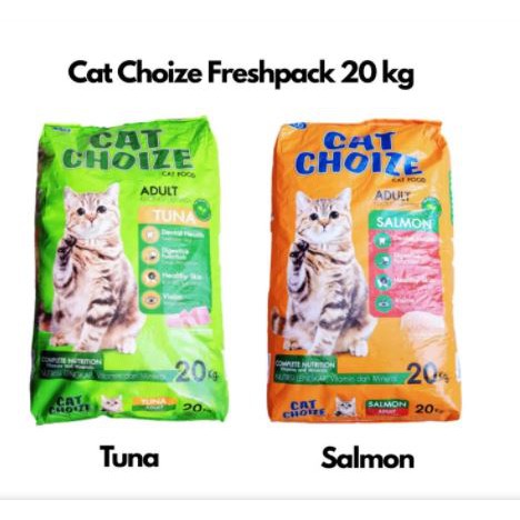 Khusus - Ekspedisi Cat Choize Adult Tuna 20Kg / Cat Choize Adult Salmon 20 kg