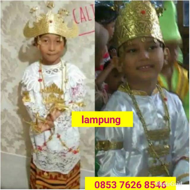 Baju adat lampung nusantara pengantin