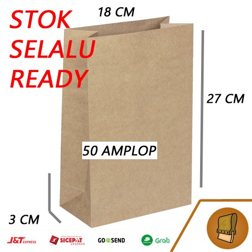 

Packing Kertas Cokelat Polos A3 43x21cm Kantong Kertas Coklat Polos A3 Besar Murah