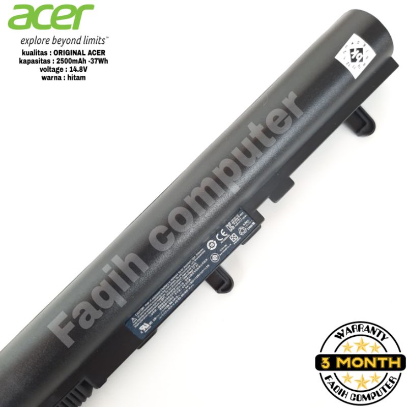 Baterai Original Laptop Acer Aspire V5-431 V5-431G V5-431P V5-471 V5-471G V5-471P V5-571 AL12A32